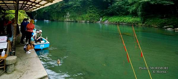 高千穂峡ボート乗り場付近 高千穂峡ボート乗り場付近
