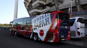 侍ジャパンラッピングバス 侍ジャパンラッピングバス