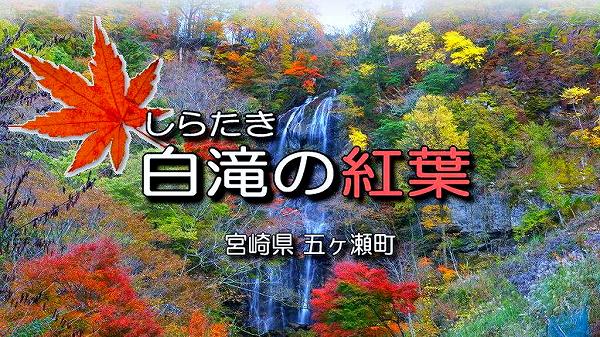 五ヶ瀬町 白滝の紅葉 五ヶ瀬町 白滝の紅葉