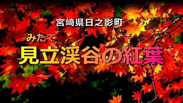 日之影町 見立渓谷の紅葉 日之影町 見立渓谷の紅葉