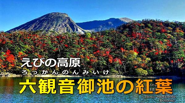 えびの市 えびの高原 六観音御池の紅葉 えびの市 えびの高原 六観音御池の紅葉