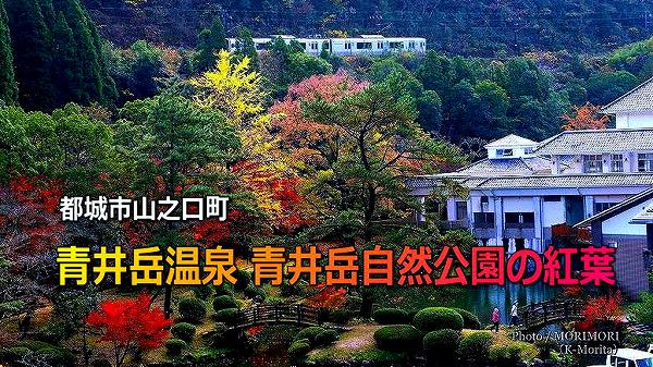 都城市山之口町 青井岳温泉の紅葉 都城市山之口町 青井岳温泉の紅葉