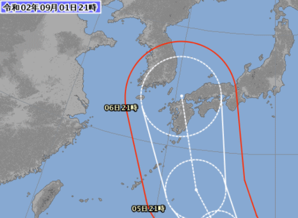 台風10号　進路予想　日本気象協会