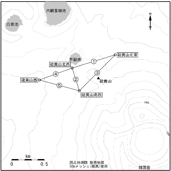 えびの高原（硫黄山）GNSS 連続観測点